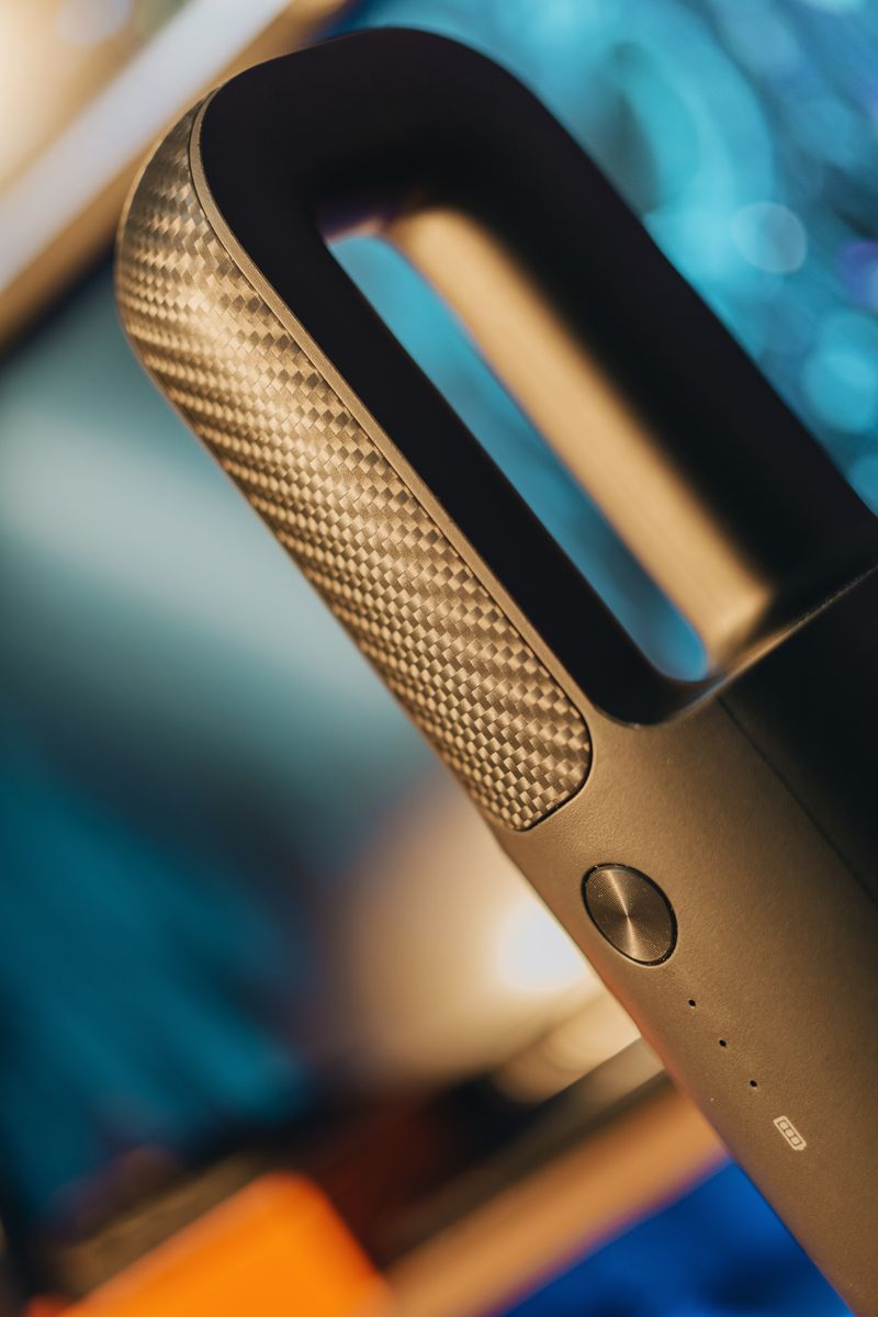 Real product photo of a cordless handheld vacuum
