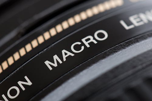 Black Camera Macro Lens