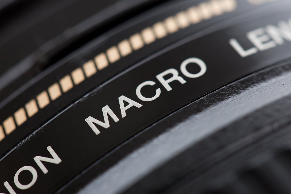 Free Black Camera Macro Lens Stock Photo