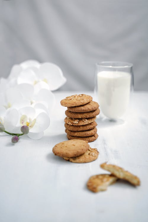 Photo Of Stacked Cookies
