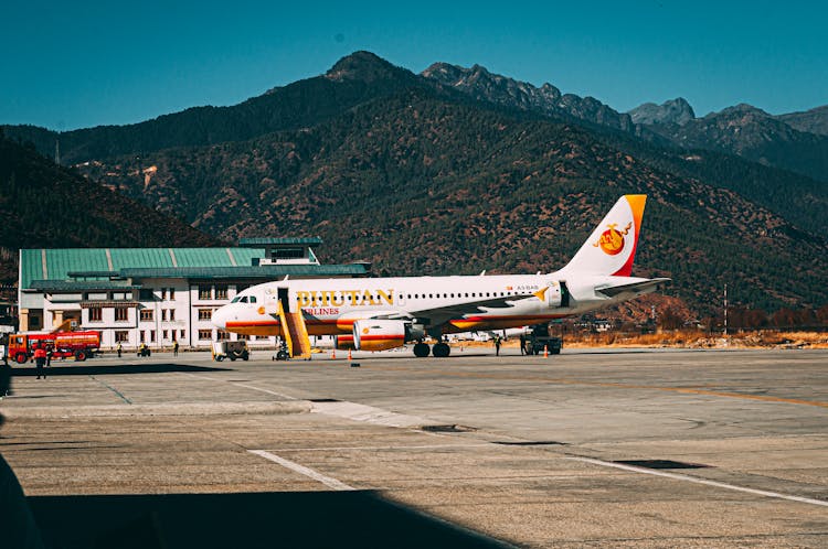 Passenger Plane On Tarmac