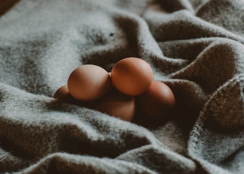 Free Close-Up Photo Of Brown Eggs Stock Photo