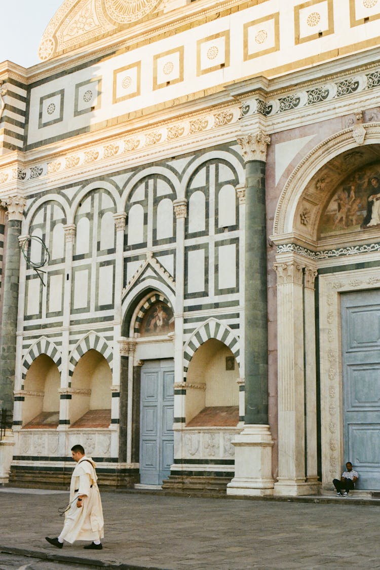 Person In Front Of Santa Maria Del Fiore