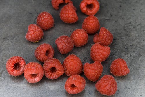 Close-Up Photo Of Raspberries