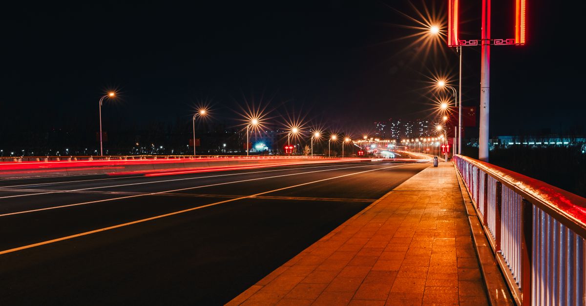 Street Lights Turned On During Night Time · Free Stock Photo