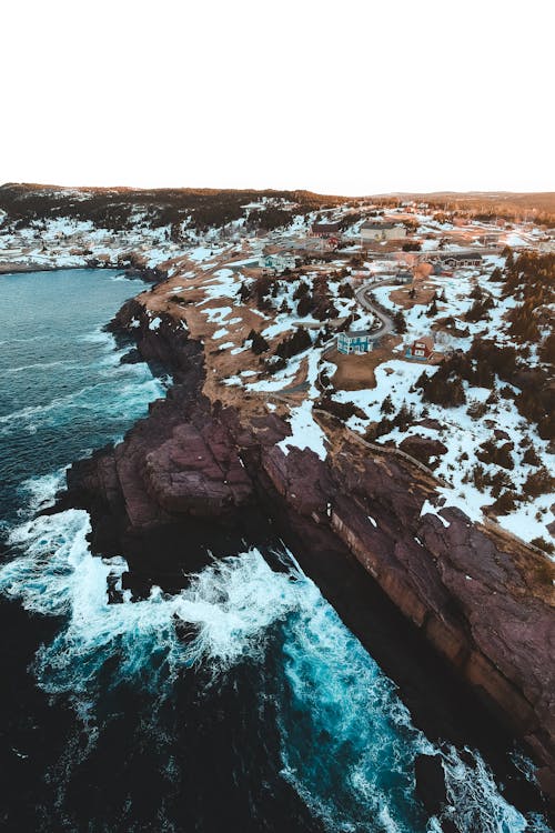 Foto profissional grátis de à beira-mar, abismo, água