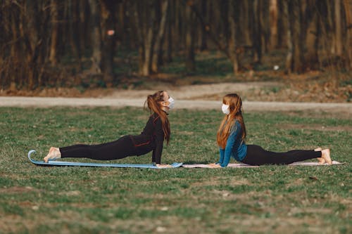Effective asanas yoga for older women.