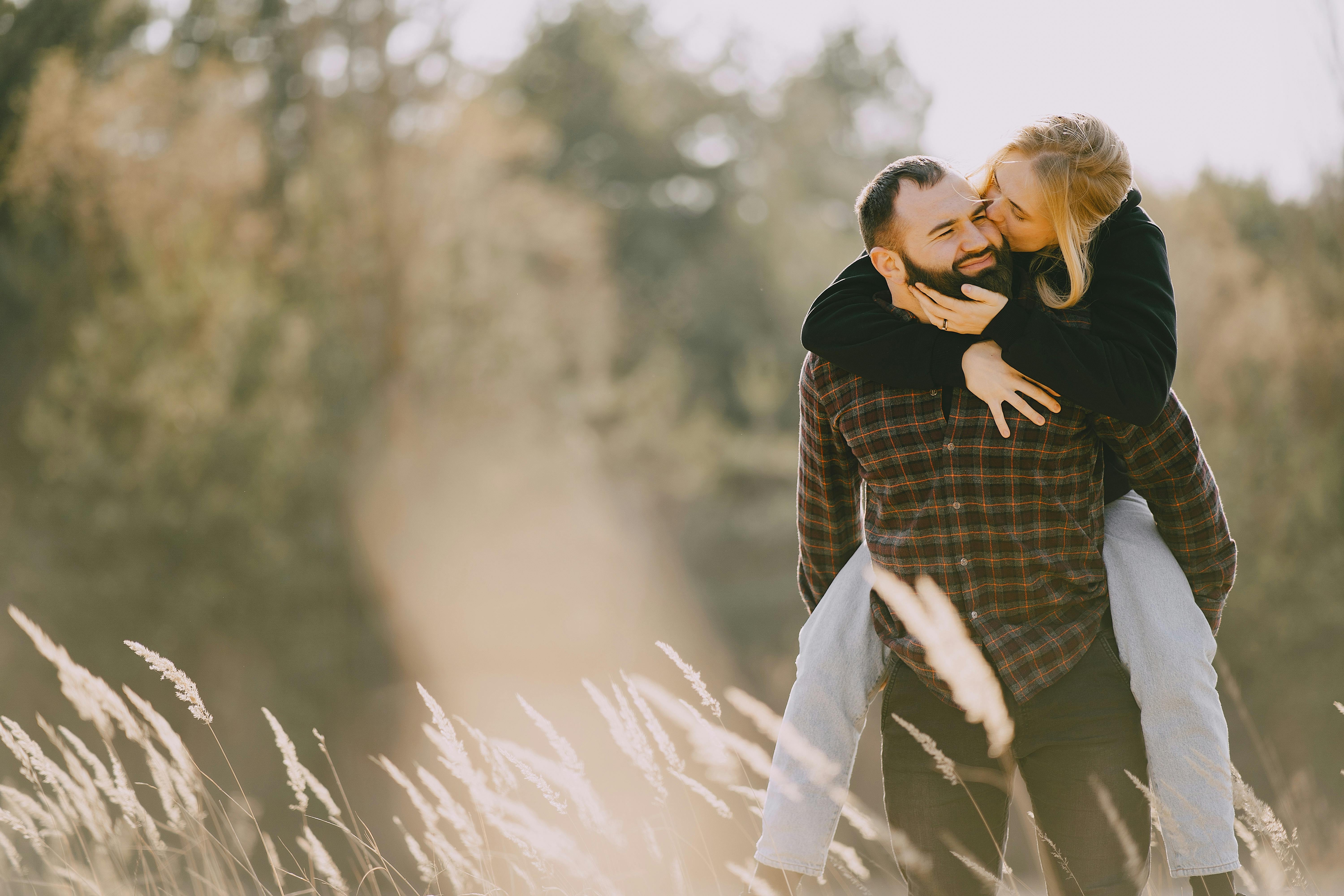 Youth Hang Out. Boyfriend and Girlfriend in Love. Love and Romance Concept.  Family Weekend Stock Photo - Image of forest, fashion: 157491090