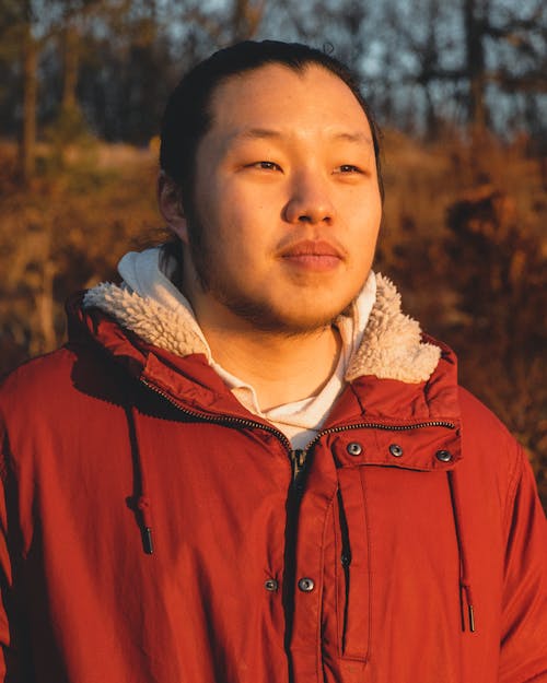 Man in Red Jacket