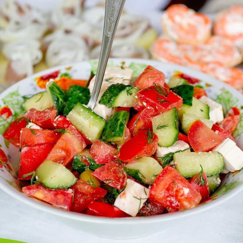 Chicken Salad with Cucumber and Fresh Dill