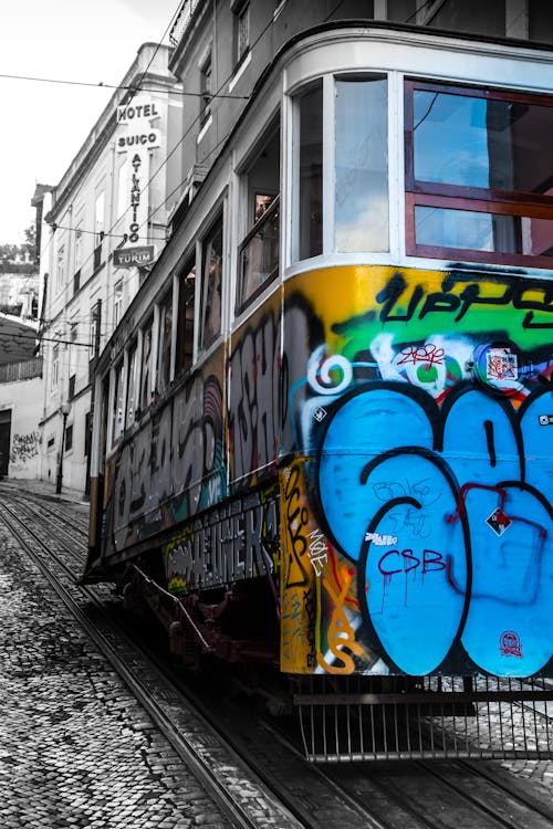 Free stock photo of cart, hill, lisbon