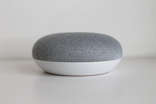Portable Speaker on a White Surface