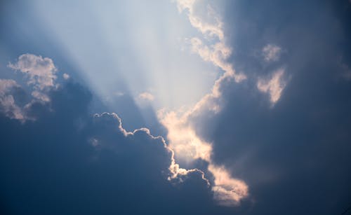 Free Clouds Covering the Sun Stock Photo