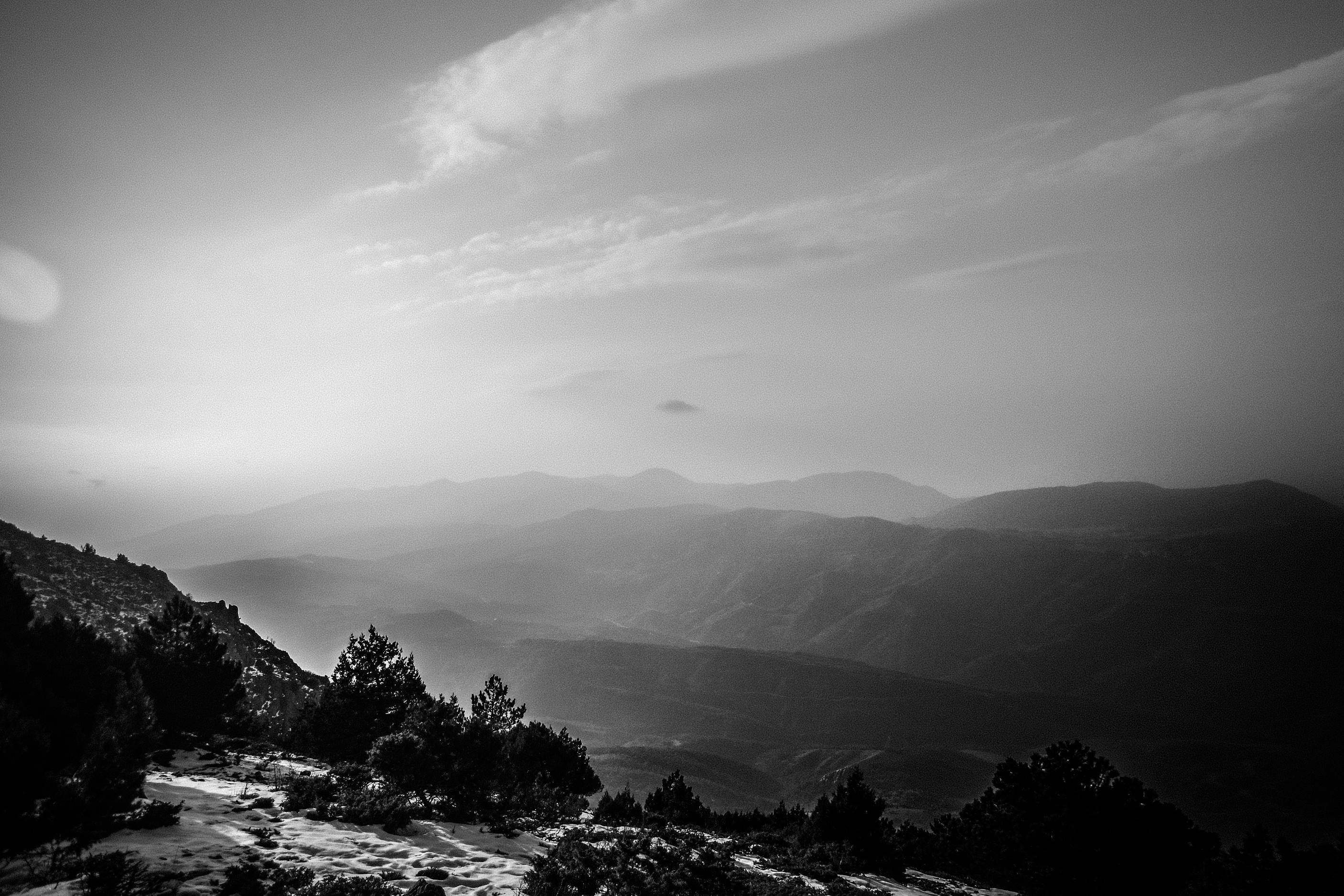 Photo Gratuite De Montagne Nature Noir Blanc