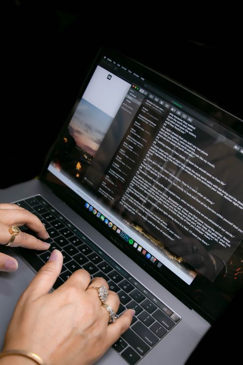 email newsletter marketing campaign open in laptop inbox