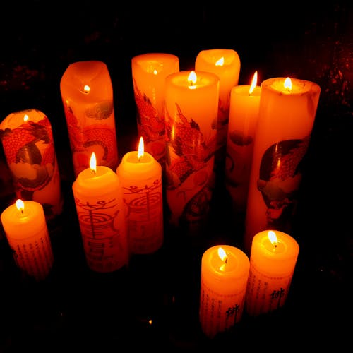 Бесплатное стоковое фото с горящая свеча, свеча