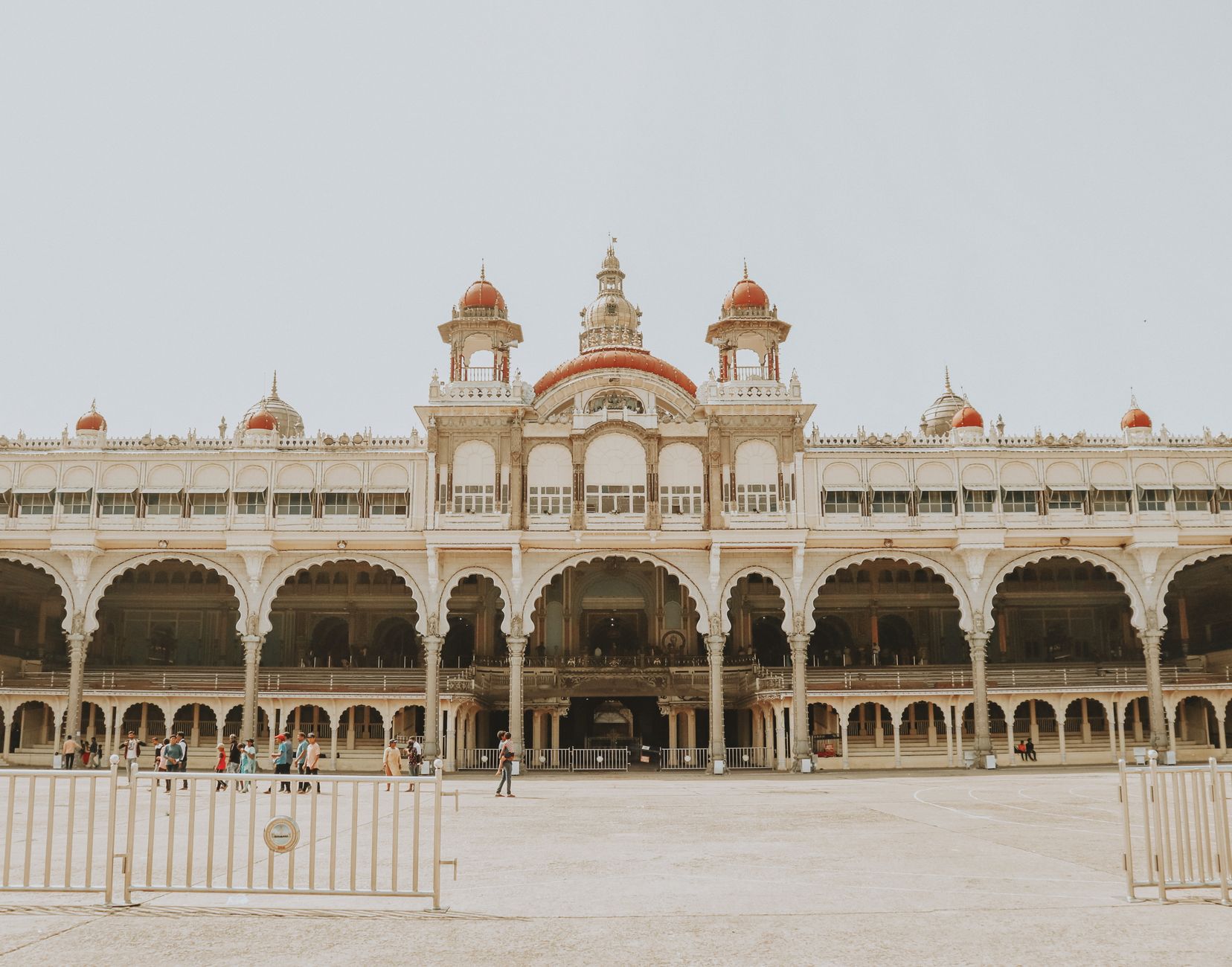 Explore the grandeur of Mysore Palace, a famous landmark and tourist attraction in Karnataka, India.