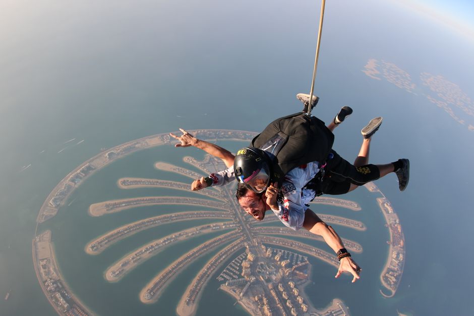 Parapente tandem - Côtes de Jumeirah Beach