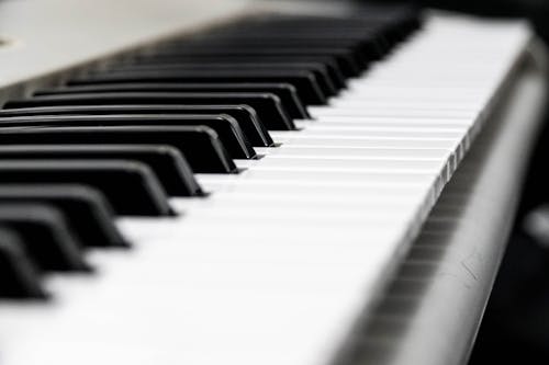 White and Black Piano Keys