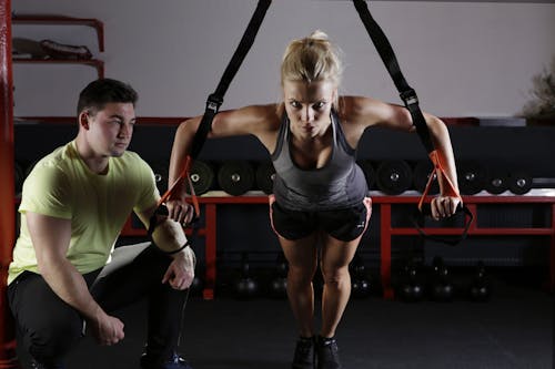 Free Woman Doing Exercise Stock Photo