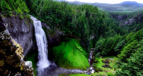 無料 滝の風景写真 写真素材