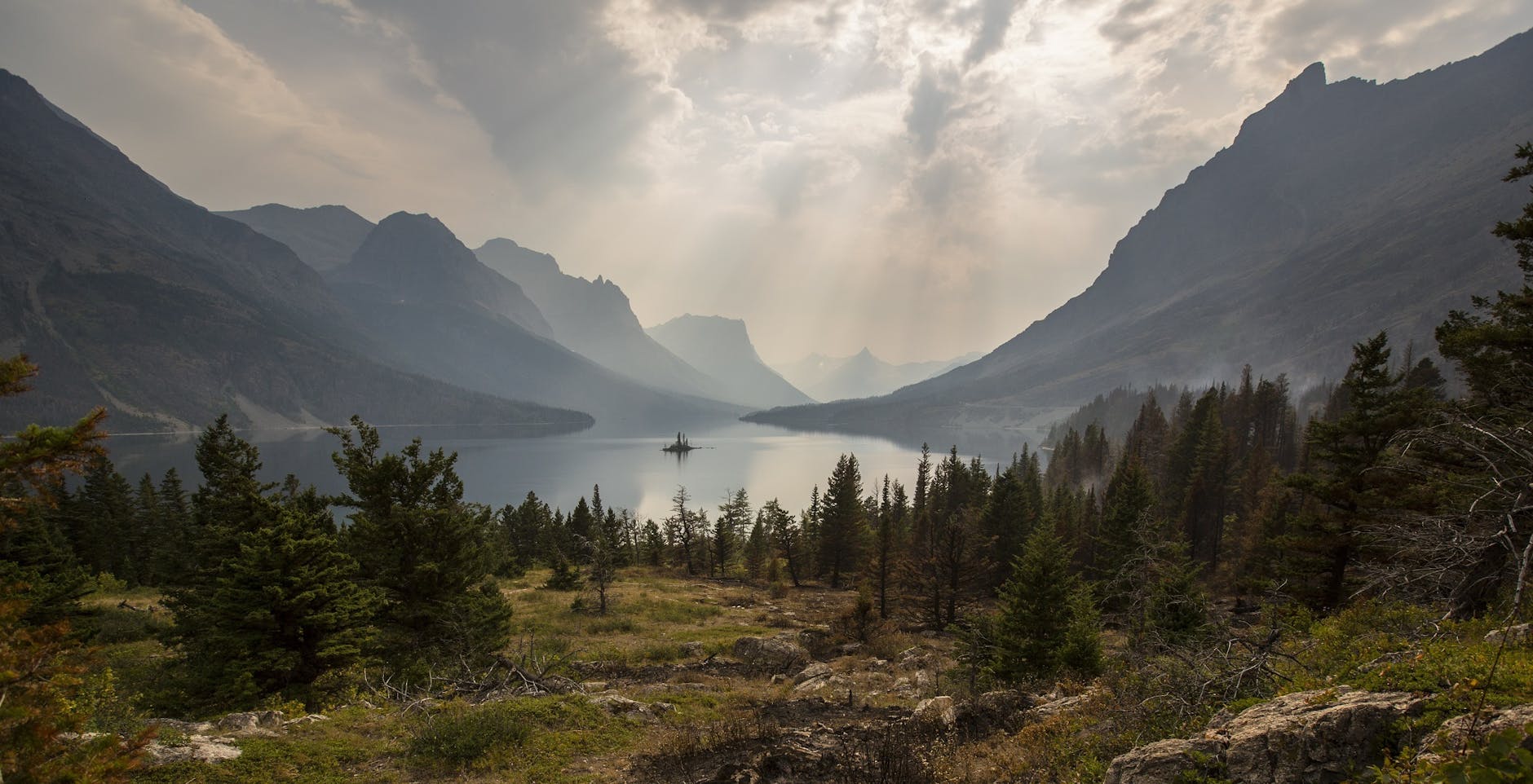 Lake and Mountainside