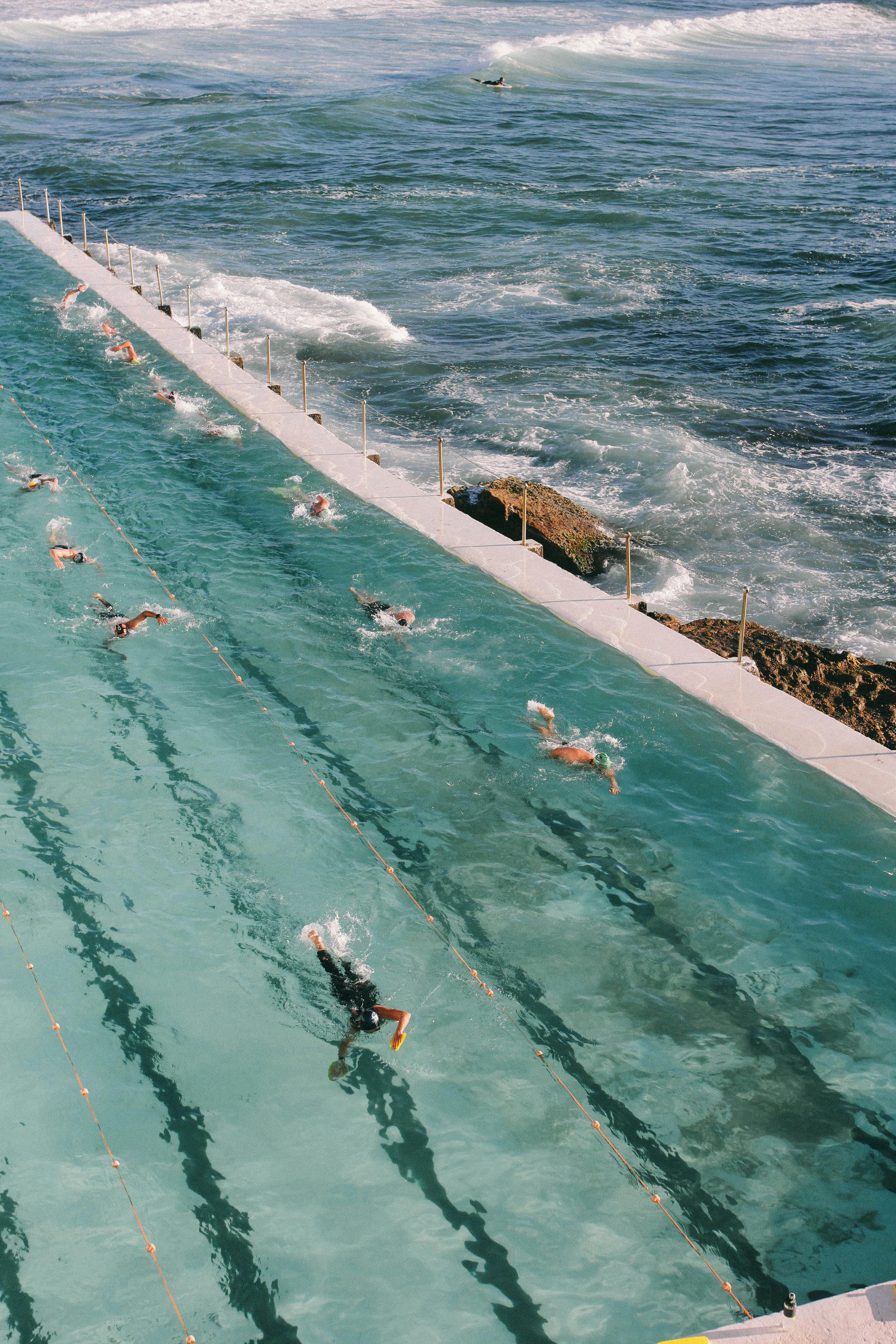 pool in the sea