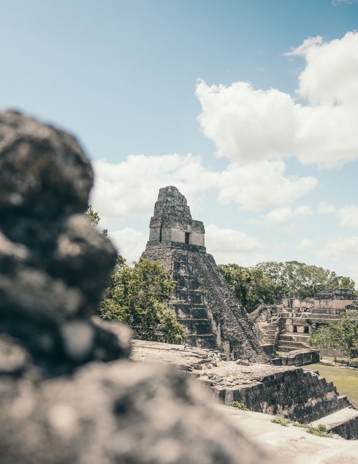 Templo maya en el Parque Nacional Tikal