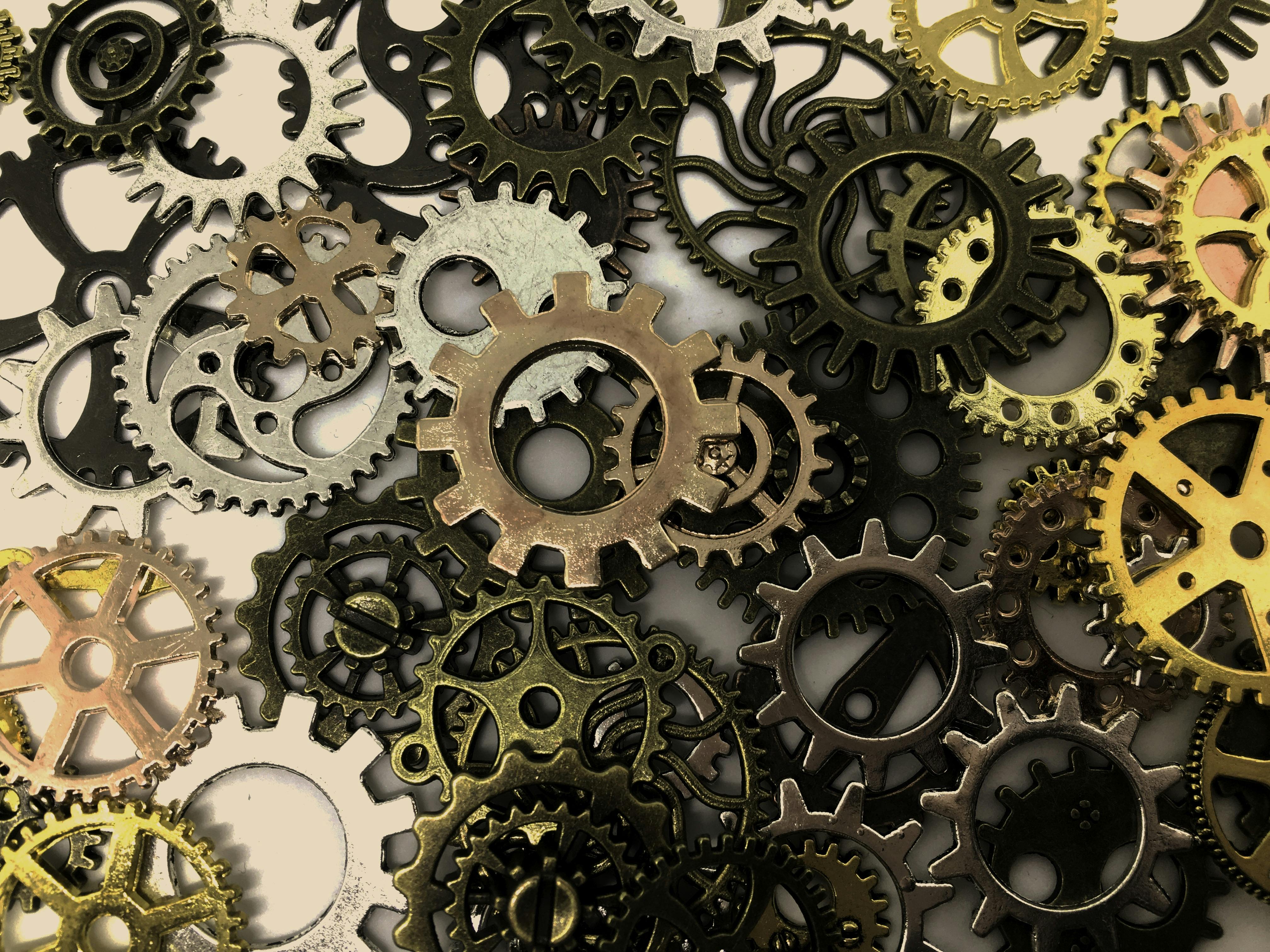 mechanical gears wallpaper hd