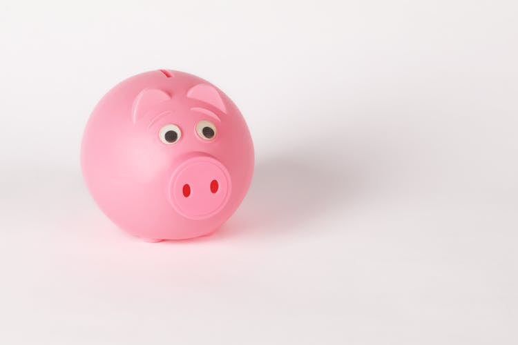 Close-Up Photo Of Cute Pink Piggy Bank