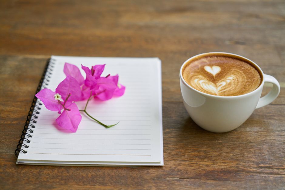 morning routine notebook lifestyle photo 1
