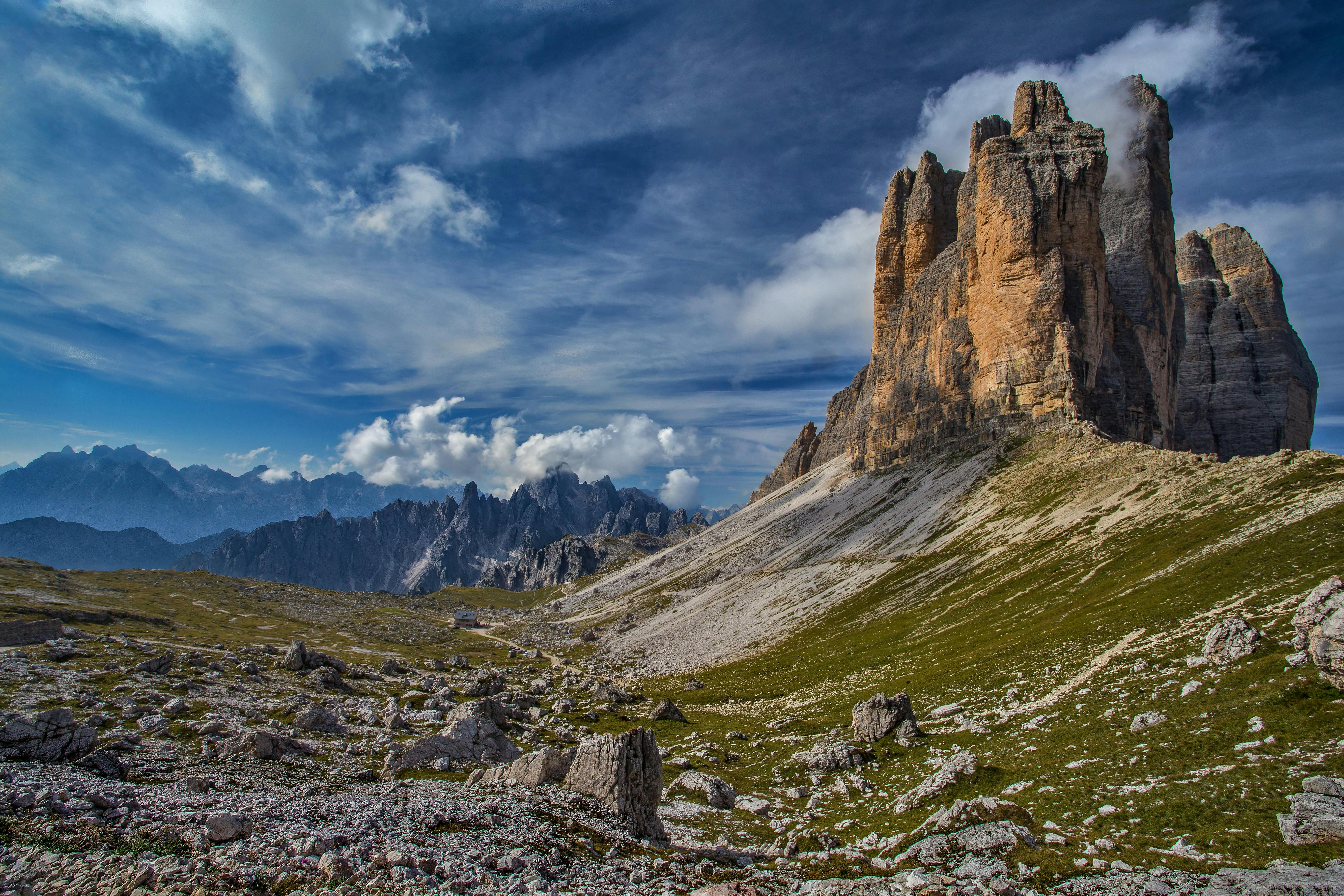 Rough Rocky Cliff In Mountainous Terrain · Free Stock Photo