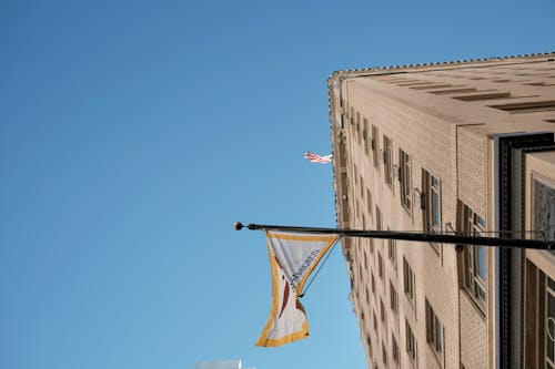 Free stock photo of architecture, california, flag