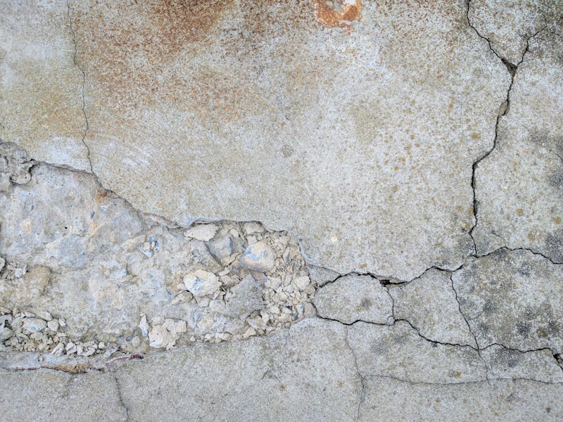 Cracked concrete texture
