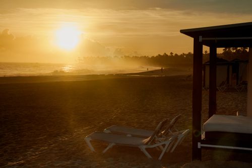 Free stock photo of amanecer, amantes de la playa, amarillo Stock Photo