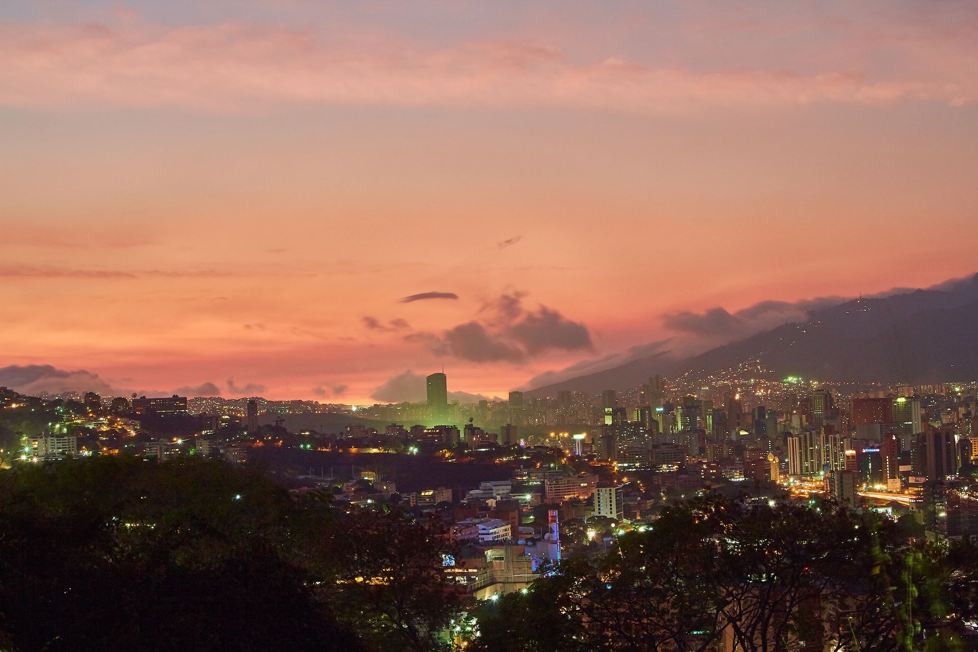 Caracas, Venezuela skyline view