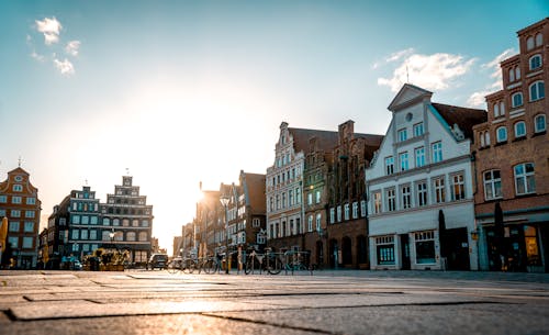 Fotobanka s bezplatnými fotkami na tému architektúra, bicykle, budovy