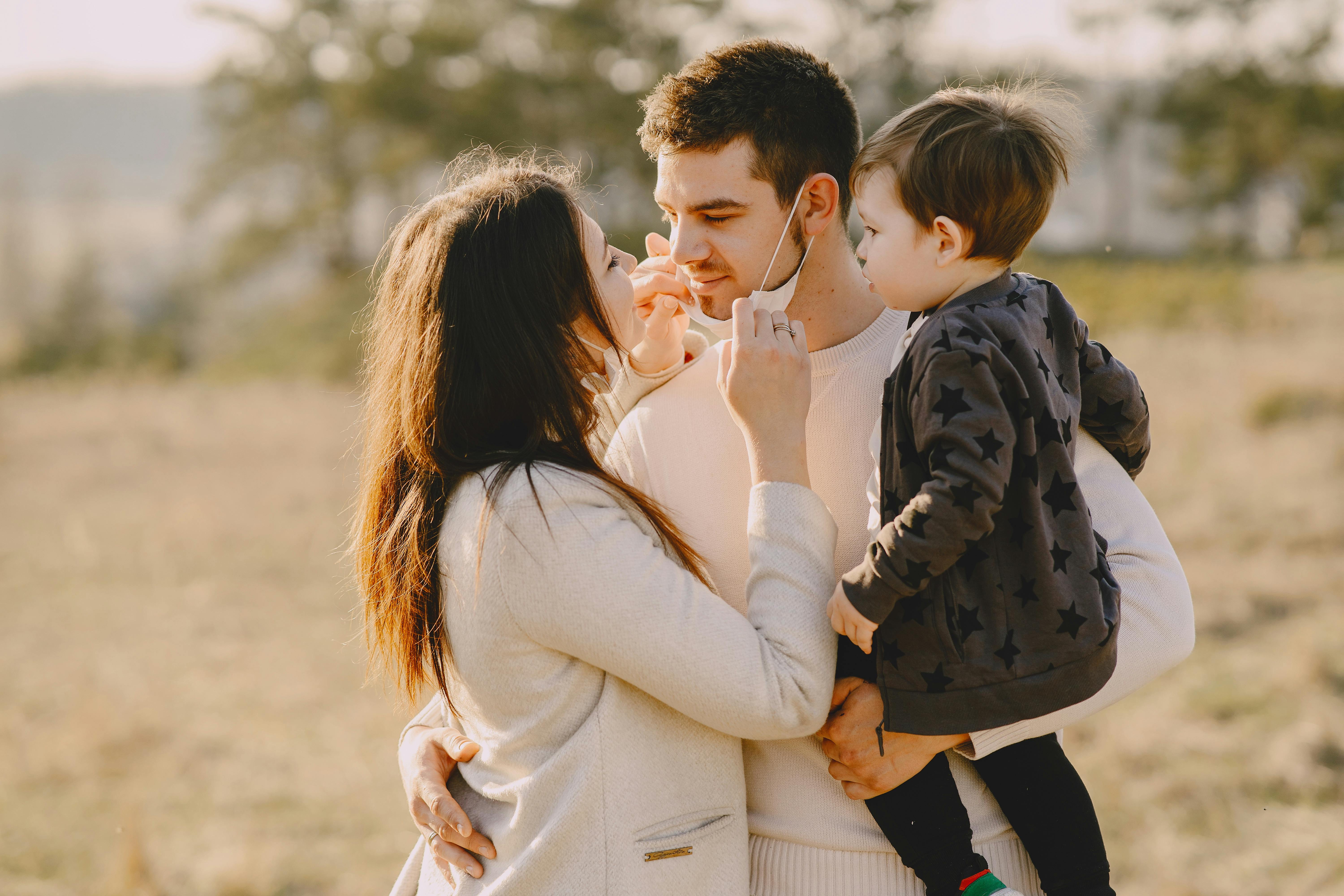 Man and Woman About to Kiss Each Other · Free Stock Photo