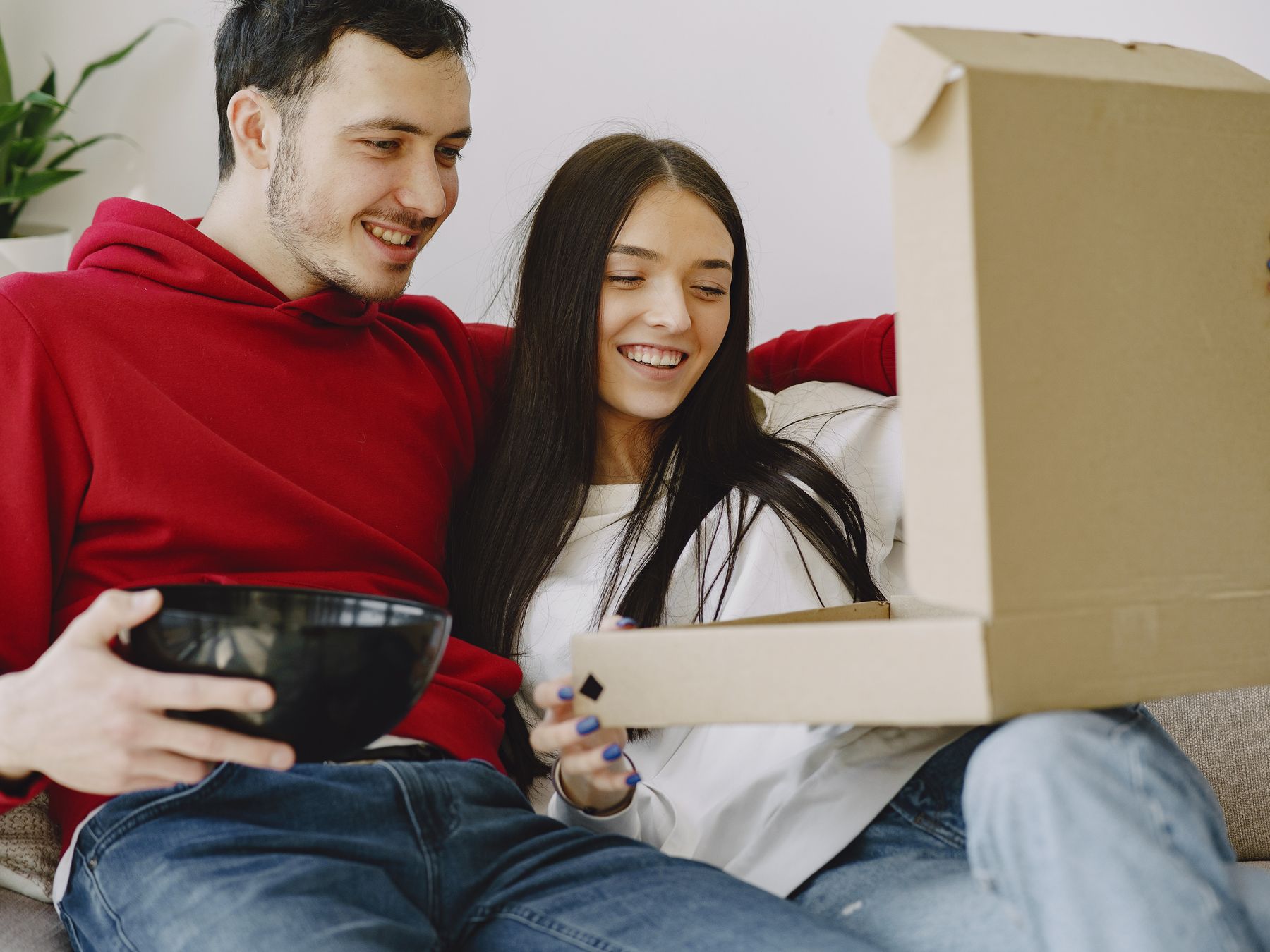 Embsay — movers carrying boxes for a flat move