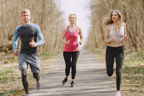 Free Photo of People Jogging Stock Photo