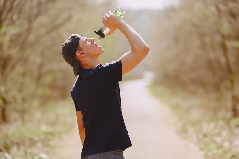Friends jogging outdoors