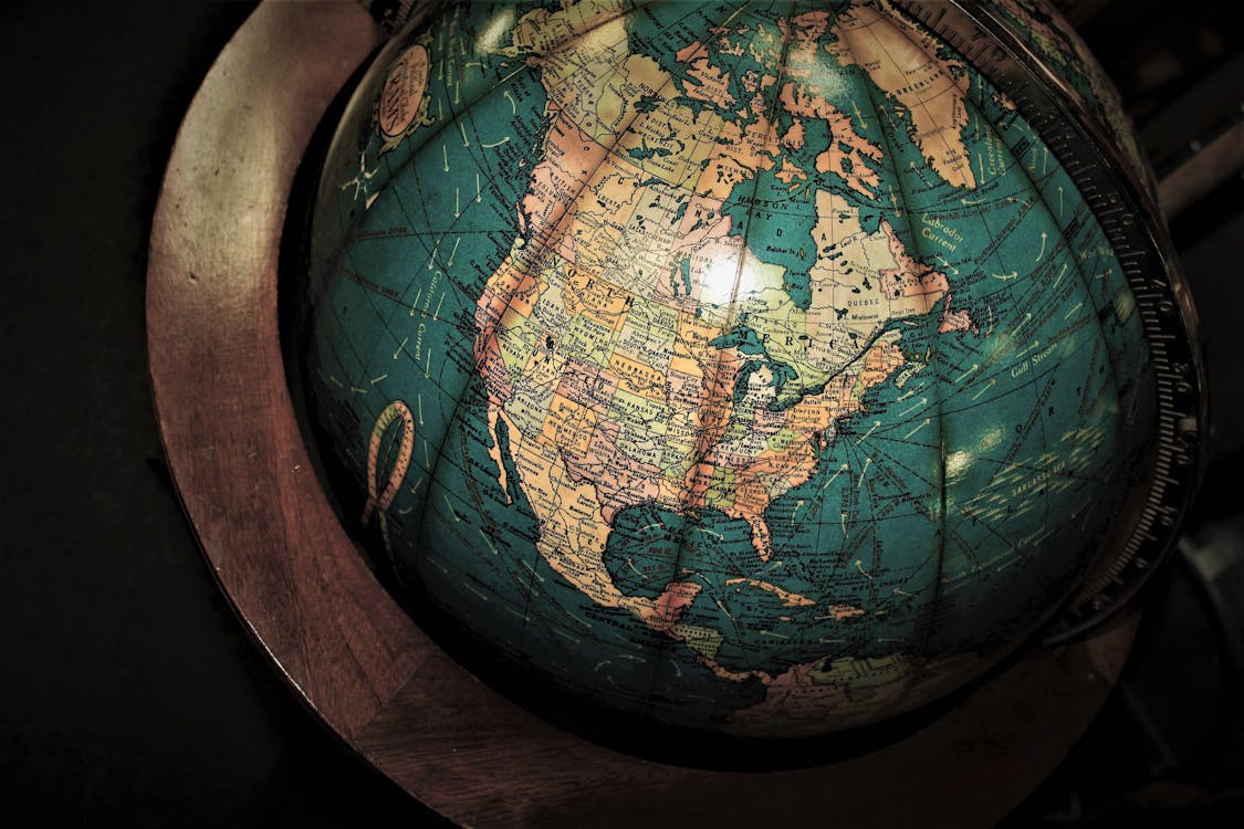 Multicolored Desk Globe