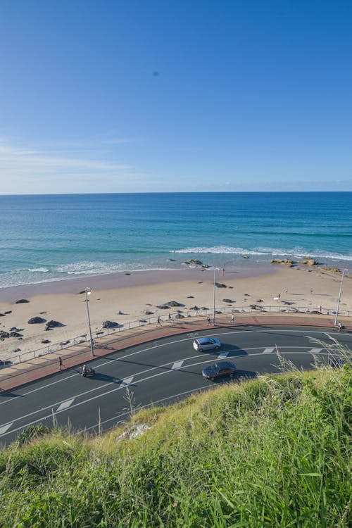 Free stock photo of beach, blue, corner