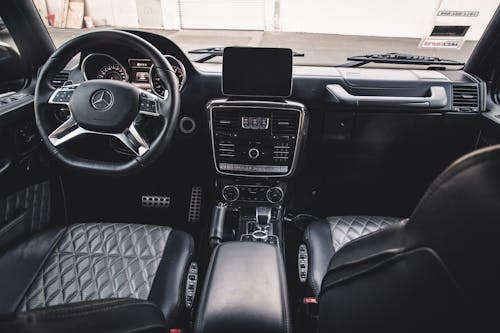 Black and Gray Car Interior