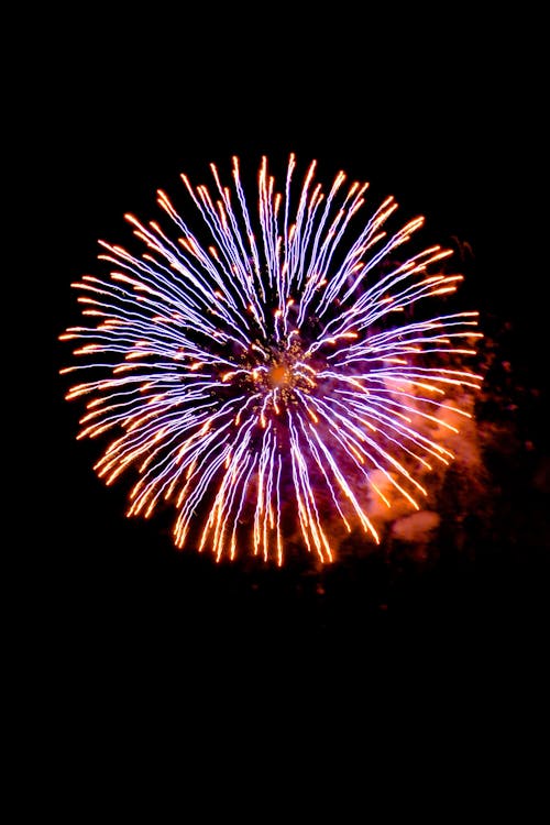 White and Yellow Fireworks Display during Nighttime