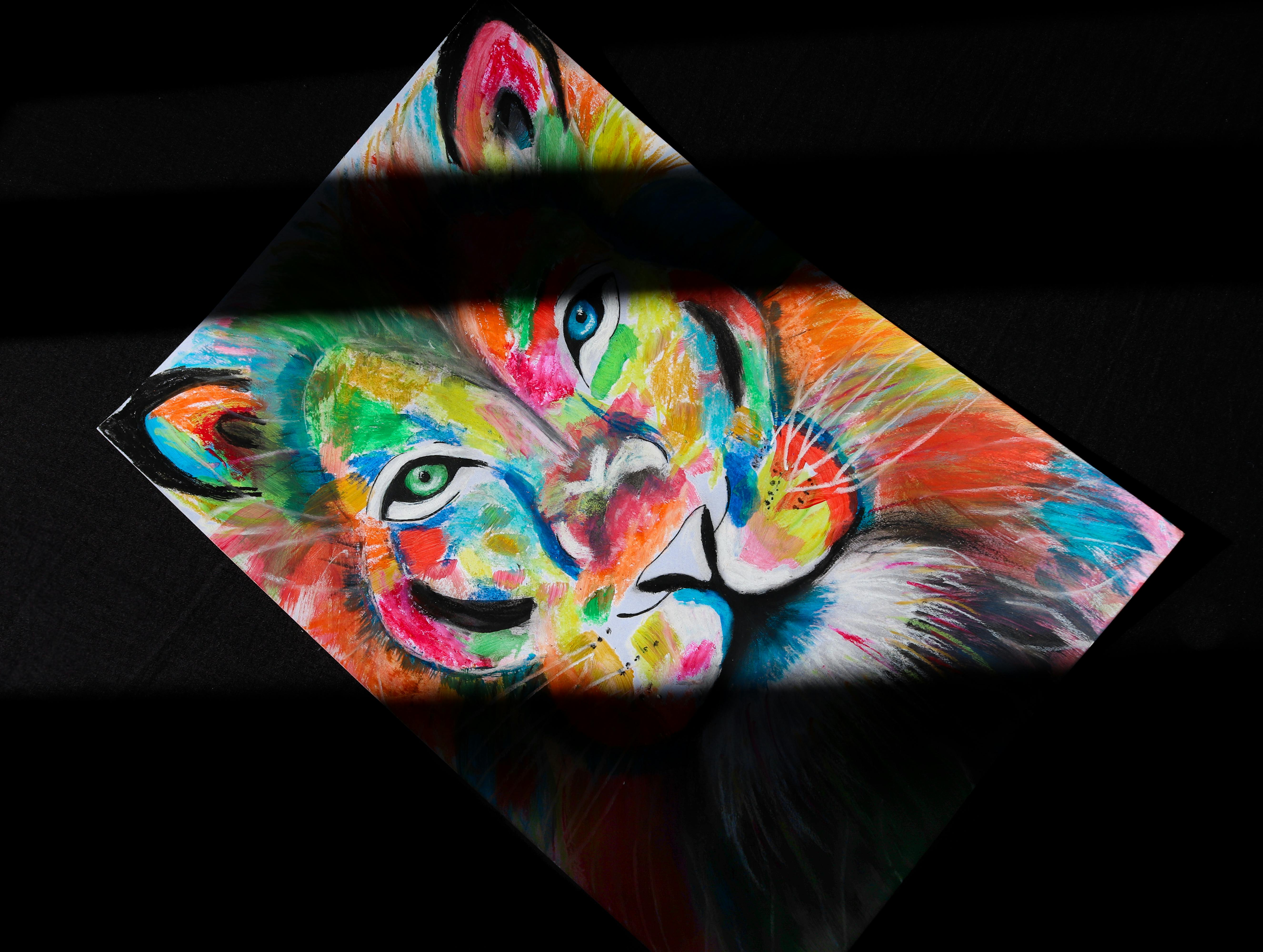 Free Stock Photo Of Acrylic Painting By Hand Colors