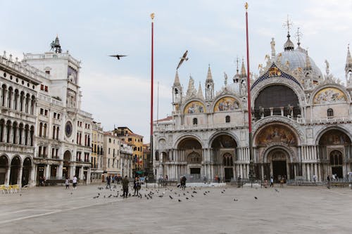 Foto profissional grátis de basílica de são marcos, destino turístico, Itália