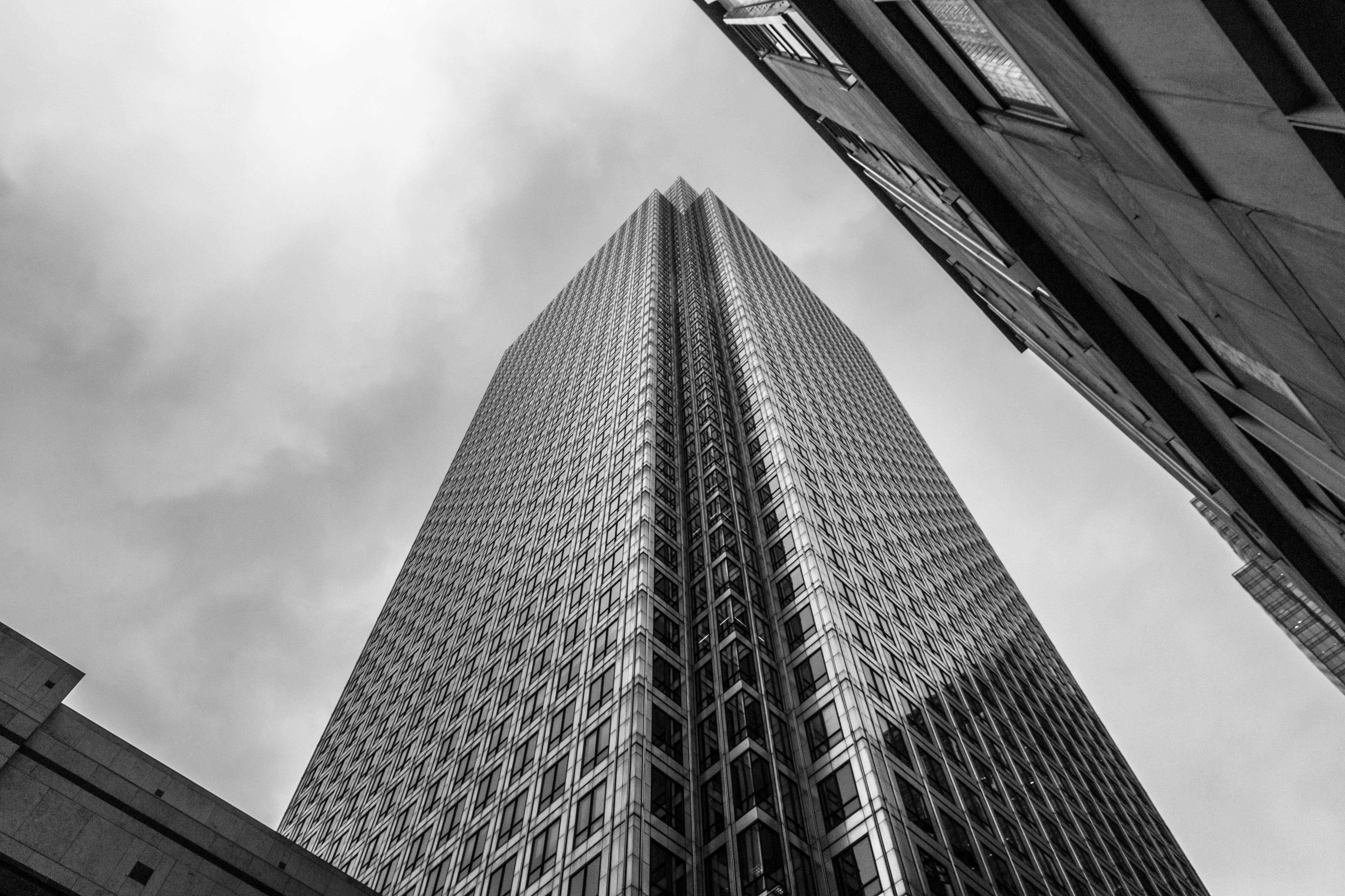 Grayscale Photography Of Building · Free Stock Photo