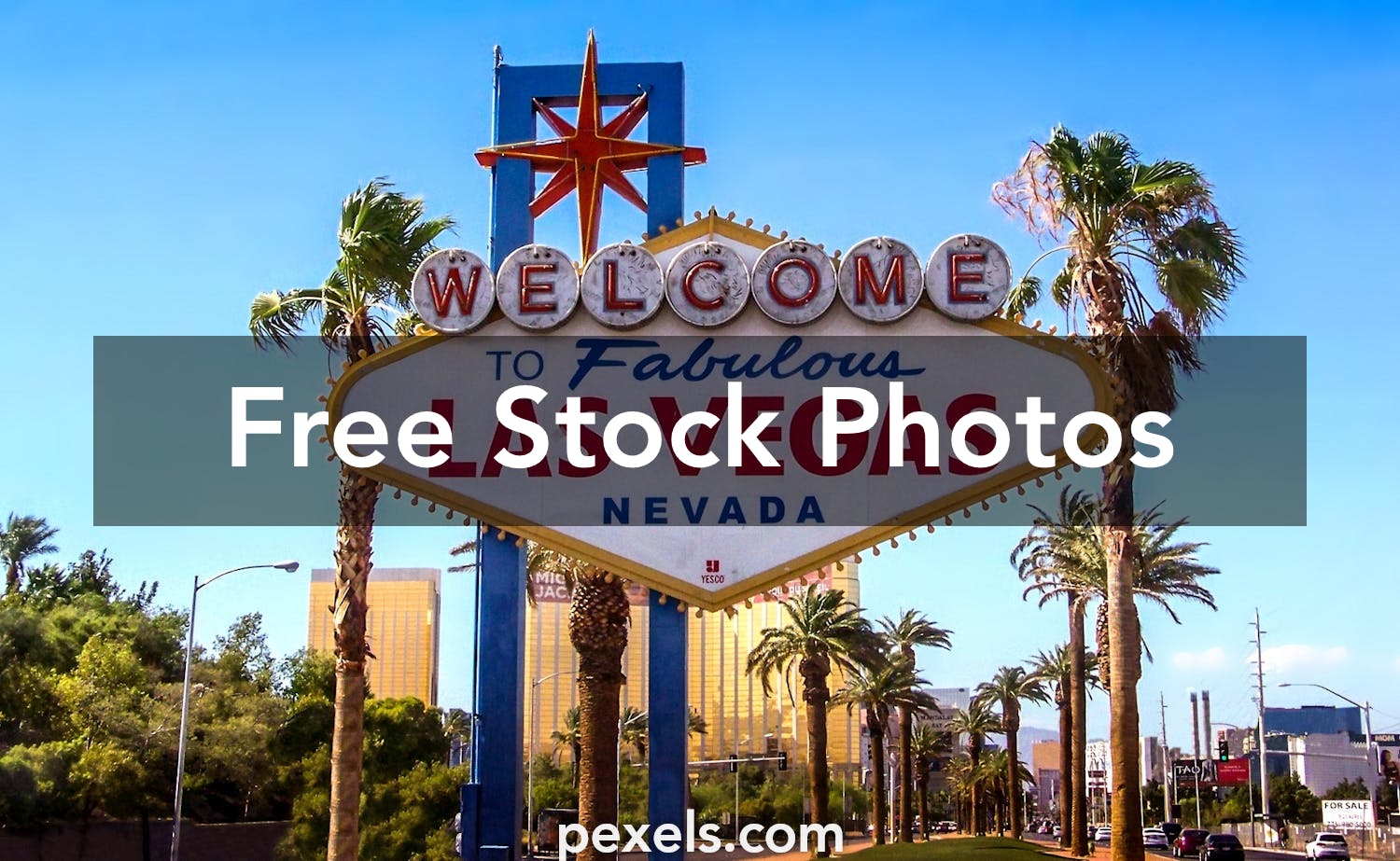 An Image Of Las Vegas Sign At Night Against A City Background, Picture Las  Vegas Sign Background Image And Wallpaper for Free Download