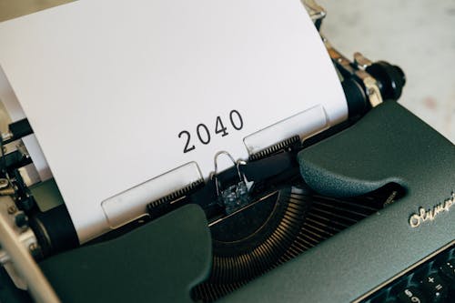 Free Close-Up Shot of a Typewriter Stock Photo